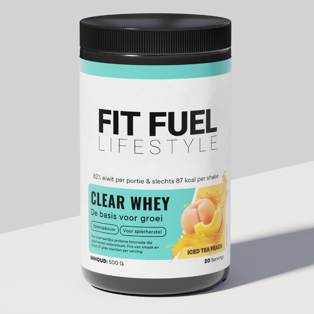 Fit Fuel Lifestyle Clear Whey – Verfrissende eiwitdrank voor spierherstel en vitaliteit