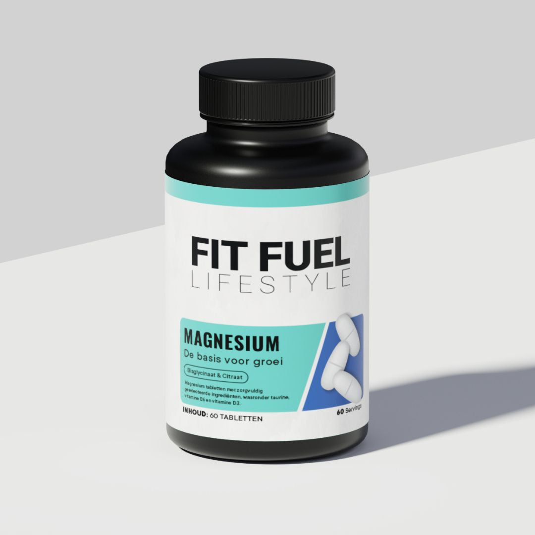Fit Fuel Lifestyle Magnesium Compleet – Ondersteunt spierfunctie, energie en botgezondheid