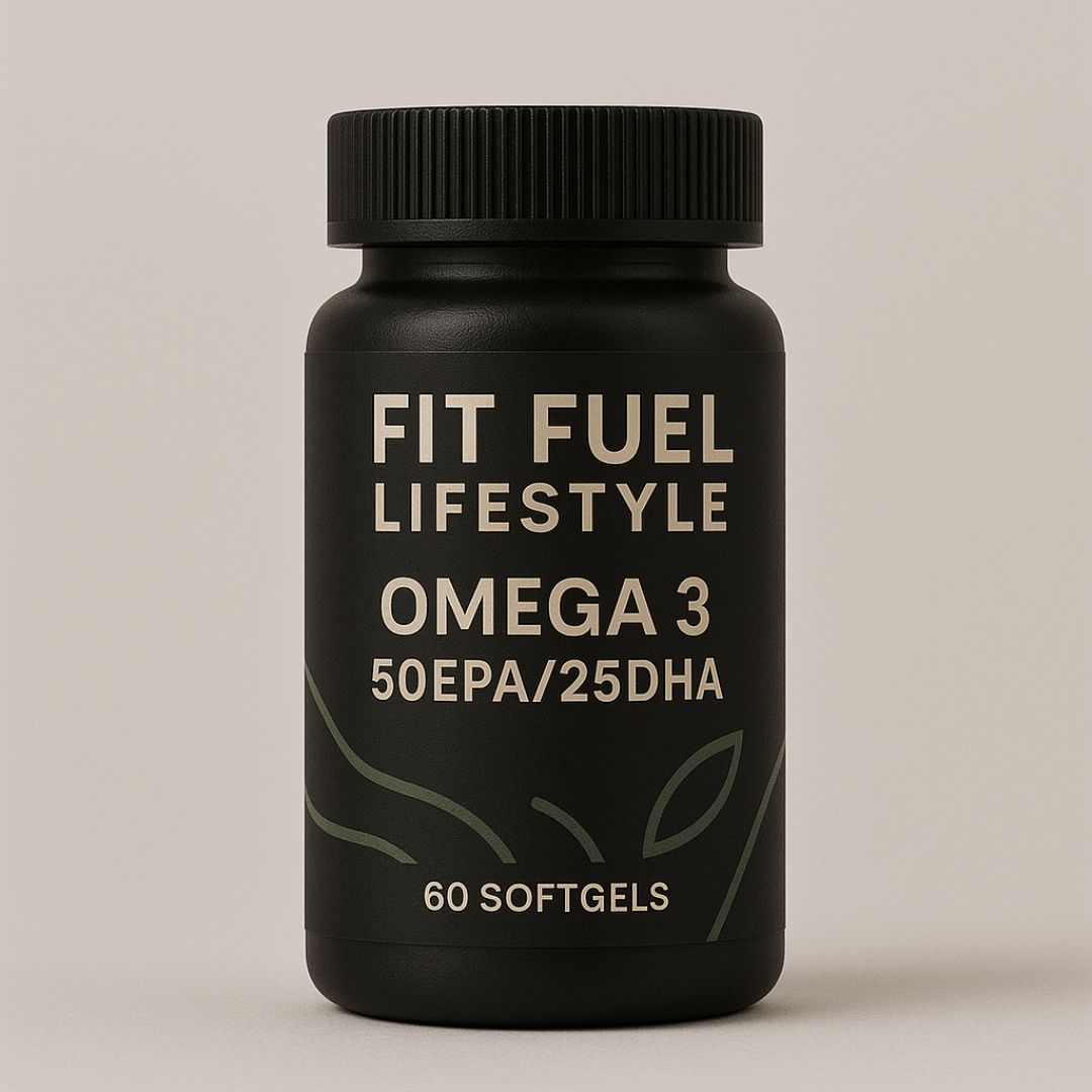Fit Fuel Lifestyle Omega 3 50EPA/25DHA – Hooggedoseerde visolie voor hart, hersenen en vitaliteit