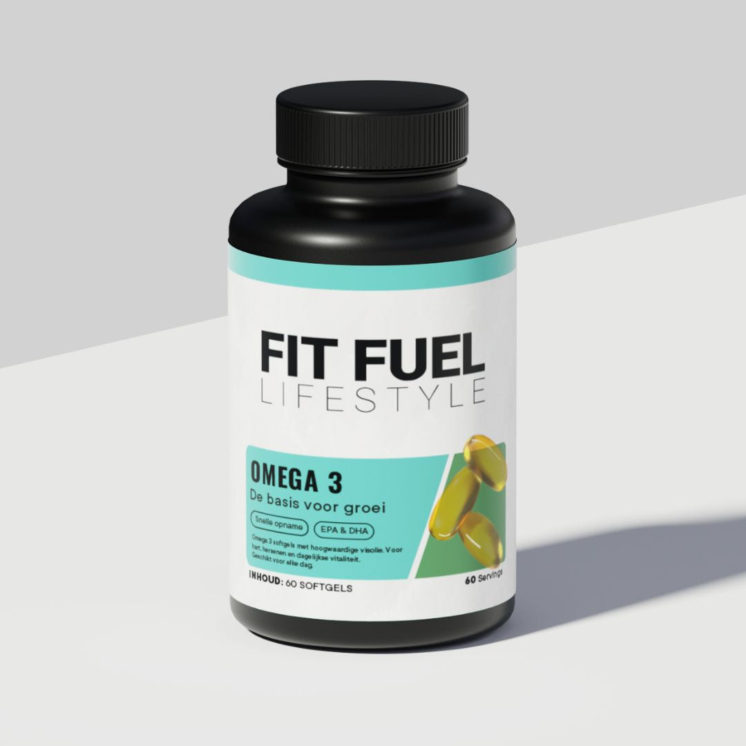 Fit Fuel Lifestyle Omega 3 50EPA/25DHA – Hooggedoseerde visolie voor hart, hersenen en vitaliteit