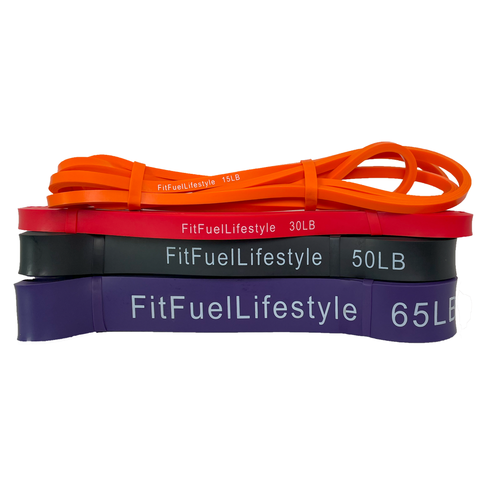Fit Fuel Lifestyle Elastic Power Bands – Weerstandsbanden – ideaal voor mobiliteit en lichte krachttraining