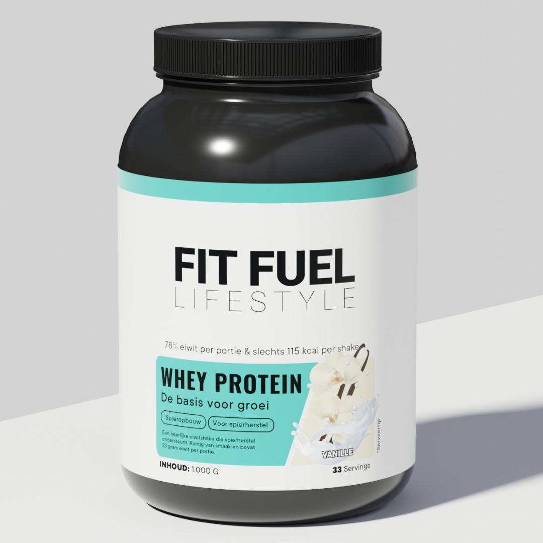 Fit Fuel Lifestyle Whey Protein Concentraat – Premium eiwitshake voor spieropbouw, herstel en vitaliteit