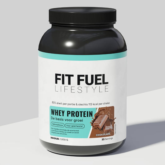 Fit Fuel Lifestyle Whey Protein Concentraat – Premium eiwitshake voor spieropbouw, herstel en vitaliteit